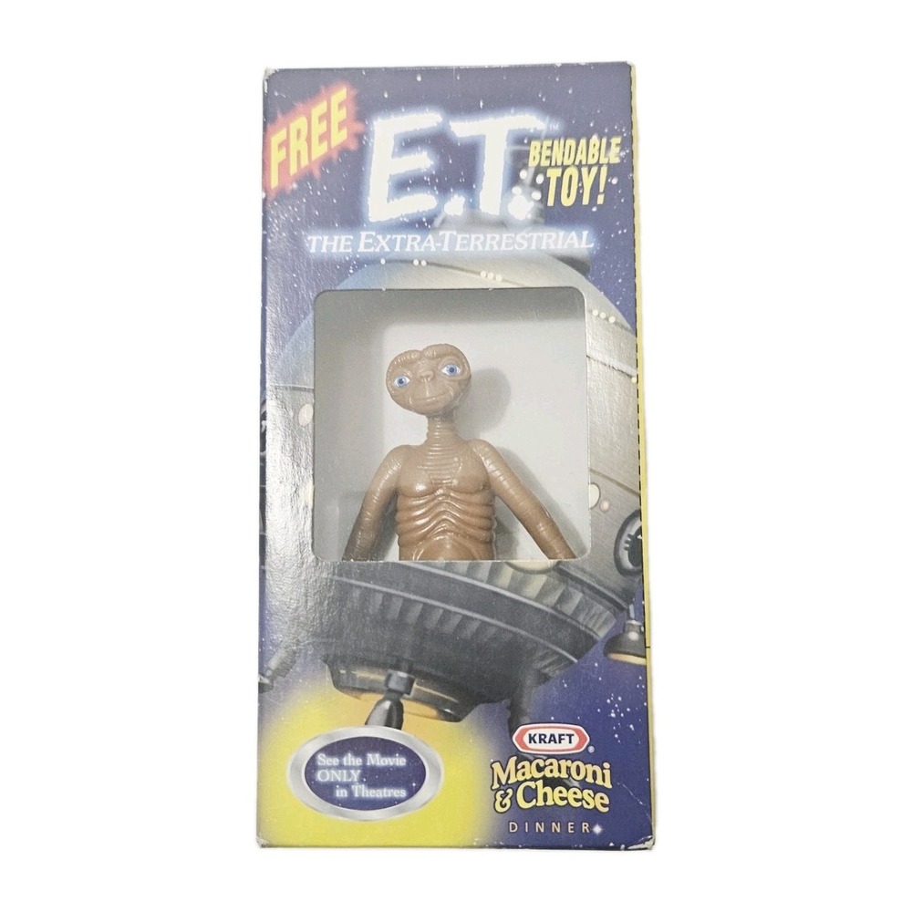 E.T. The Extra Terrestrial Bendable Figure Promo from Kraft Macaroni & Cheese